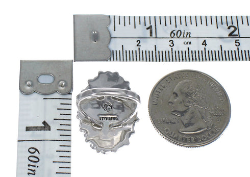 Southwest Sterling Silver Lapis Jewelry Ring Size 5-3/4 VX61147